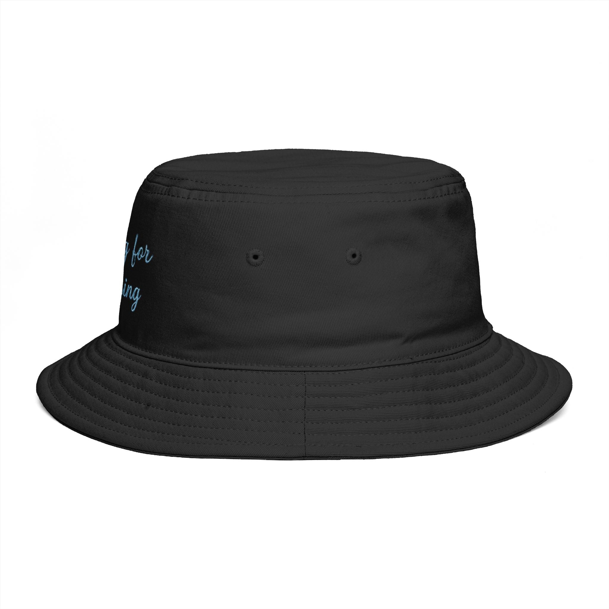 Living for Fishing Bucket Hat – Embroidered Angler Outdoor Hat