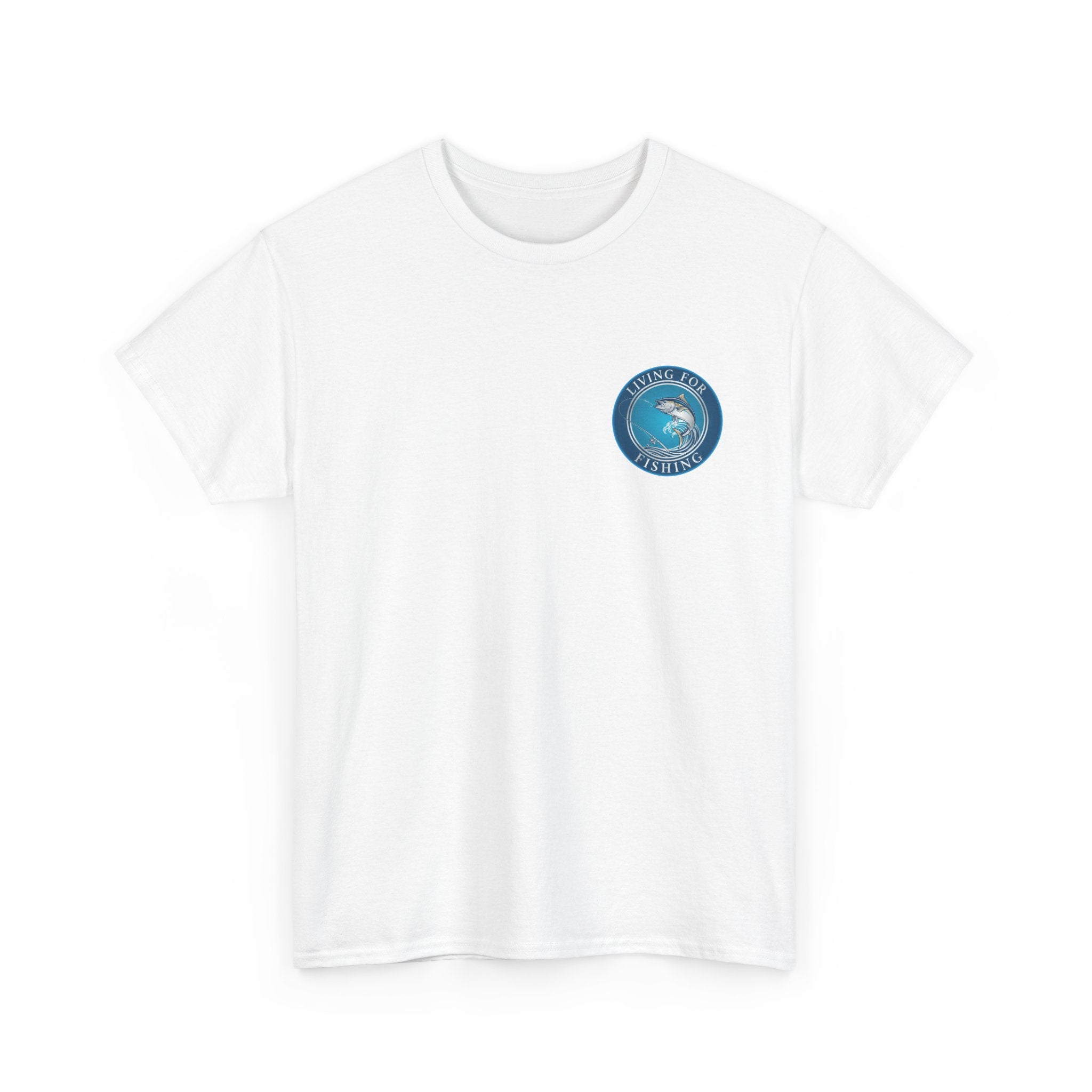 Living for Fishing T-Shirt — 'living for Fishing' Logo Tee